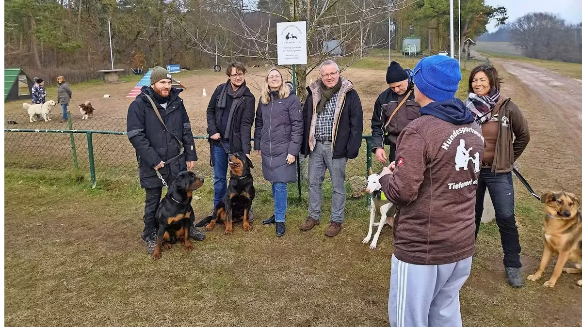 Besuch beim HSV Tiefenort Besuch beim HSV Tiefenort